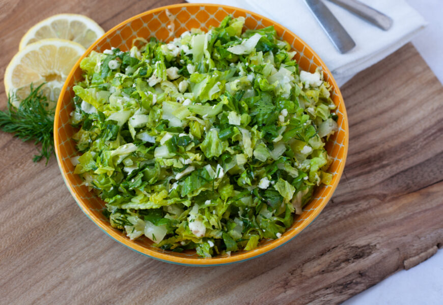 greek lettuce salad recipe