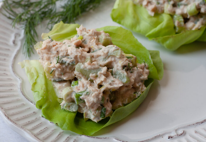 lemon dill salmon salad recipe