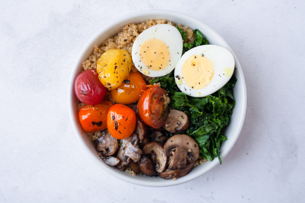 savory quinoa breakfast bowl recipe