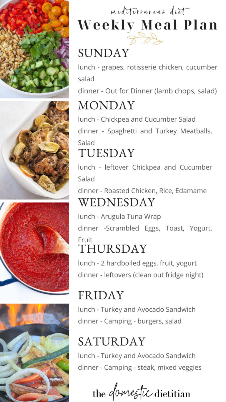 Mediterranean Diet Meal Plan Week 25 - What We Ate & Loved