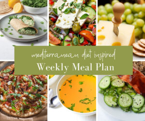 Mediterranean Diet meal plan wk 26