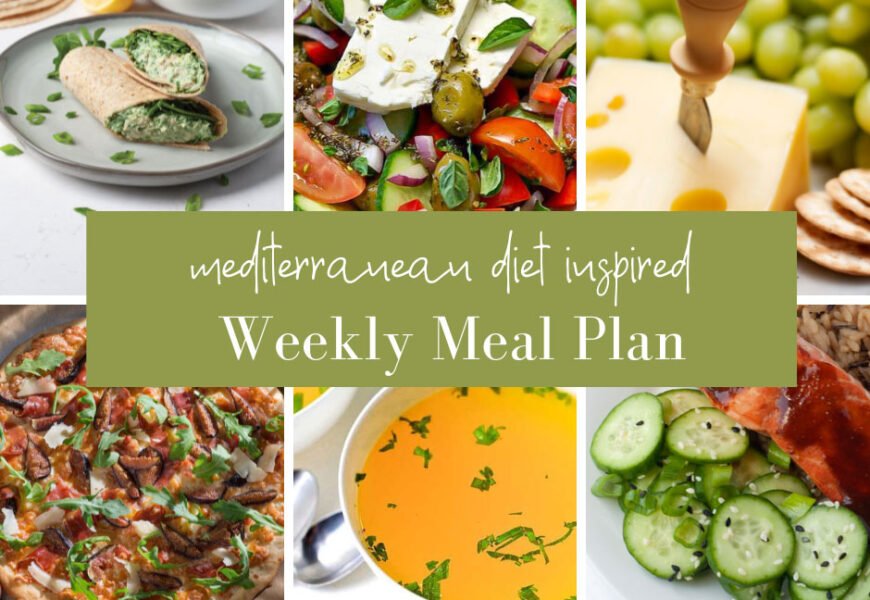 Mediterranean Diet meal plan wk 26