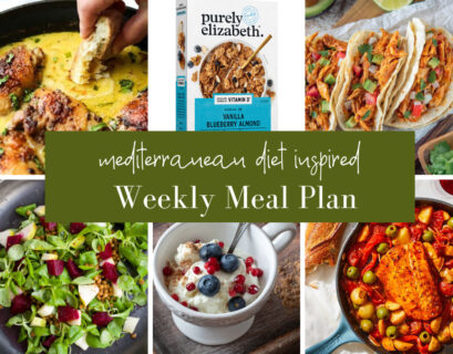 Mediterranean diet meal plan weekly