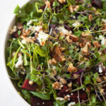 beet salad in bowl