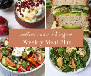 Mediterranean diet meal plan week 30