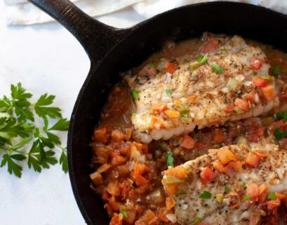 pan roasted fish with salsa