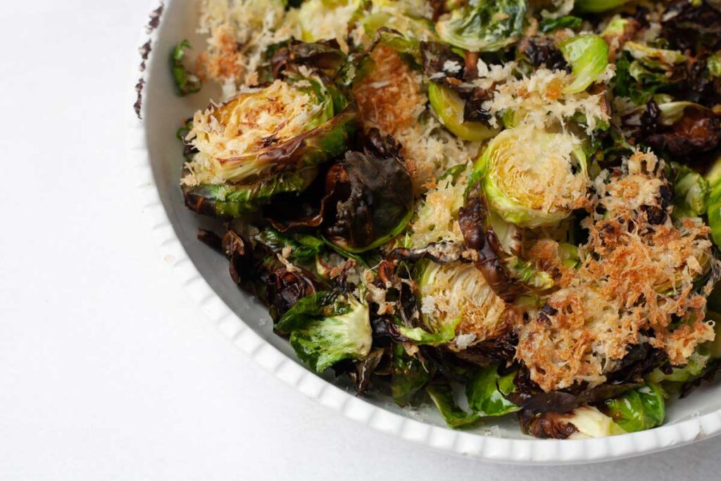 parmesan brussels sprouts in air fryer