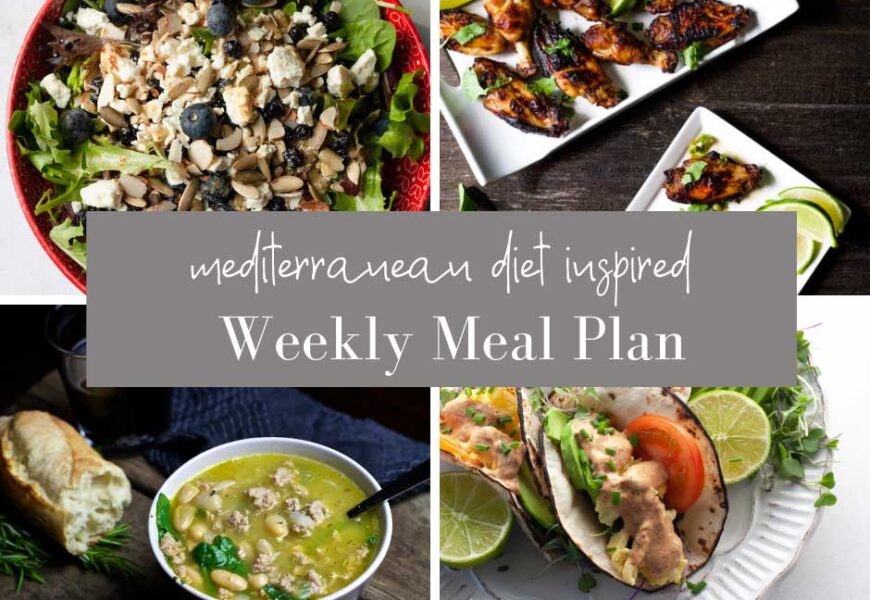 Mediterranean diet meal plan week 33