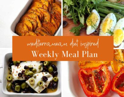 Mediterranean Diet meal plan week 34