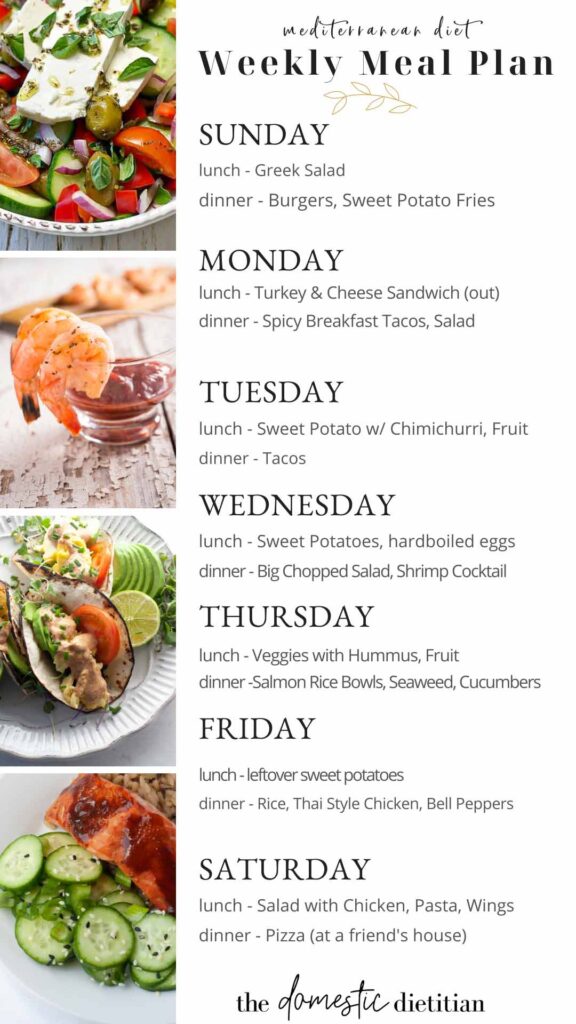 Mediterranean Diet Meal Plan Week 35 - The Domestic Dietitian