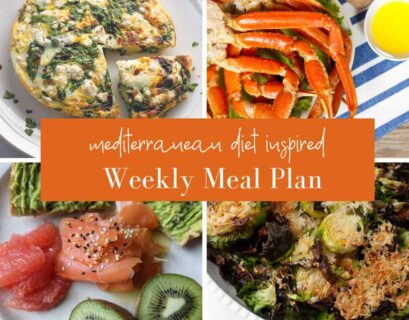 Mediterranean Diet meal plan week 38