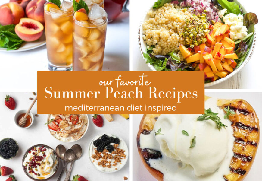 favorite summer peach recipes