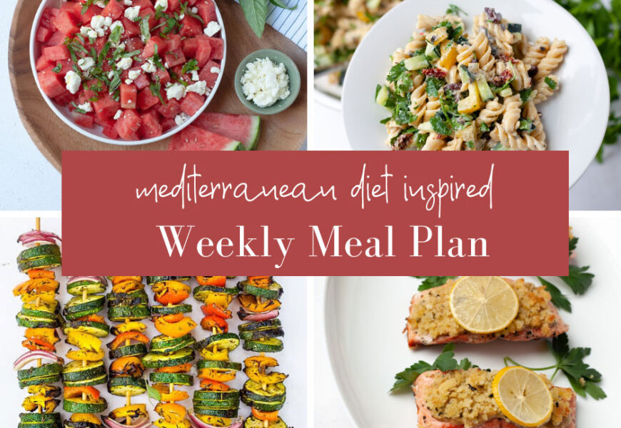 Mediterranean Diet Meal Plan Week 42 - The Domestic Dietitian