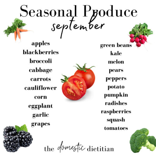 September Seasonal Produce Guide and Recipe Ideas