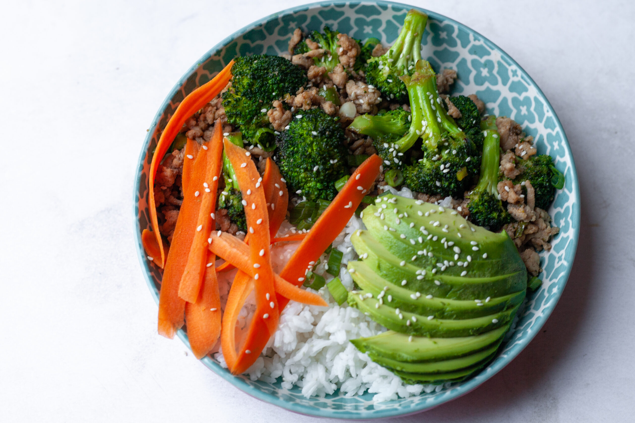 hot honey chicken bowl